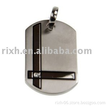 titanium cool dog tag necklaces,titanium pendant